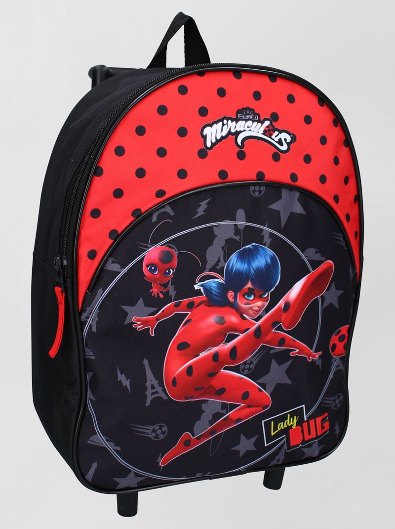 Sac à roulette 'Miraculous' noir - Kiabi