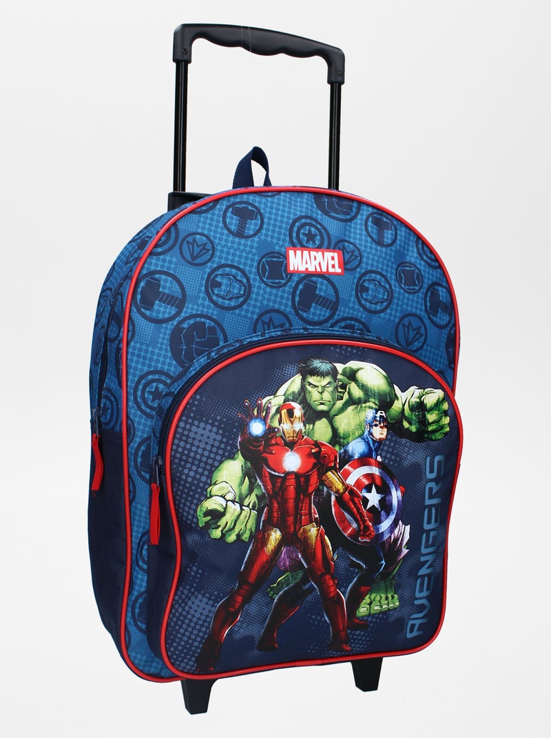 Sac à roulettes 'Avengers' bleu - Kiabi