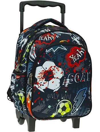 Sac à roulettes Back Me Up motif football 30 CM maternelle