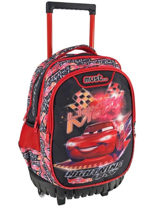 Sac à roulettes Cars Lightning 'LIGHTNING McQUEEN' – 3 compartiments - Kiabi