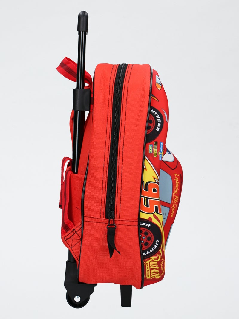 Sac à roulettes 'Cars' Rouge - Kiabi