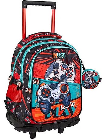 Sac à roulettes CMP en tissu imprimé manettes