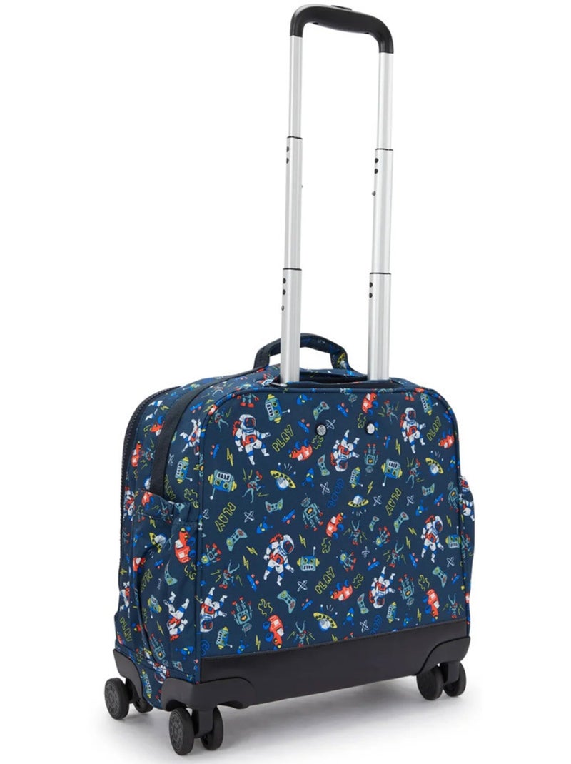 Sac à roulettes Kipling New Storia  en textile imperméable 41 CM Bleu Rouge Blanc - Kiabi