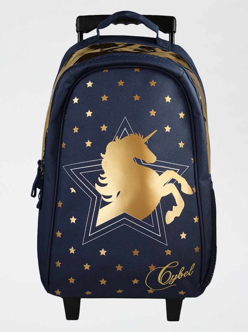 Sac à roulettes Licorne Bleu - Kiabi