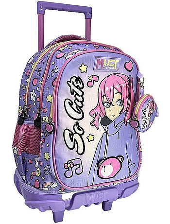 Sac à roulettes manga 'Must So Cute' 3 compartiments 45 cm – La boutique des toons
