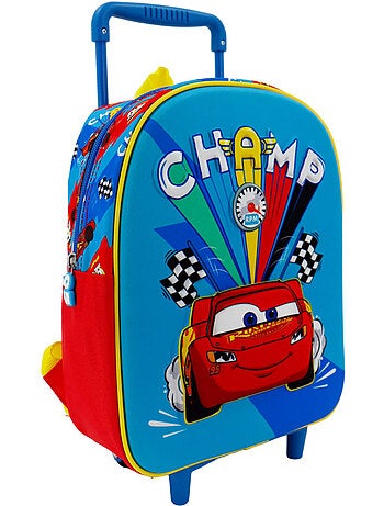 Sac à Roulettes Maternelle Cars Champion 30 CM - Trolley scolaire