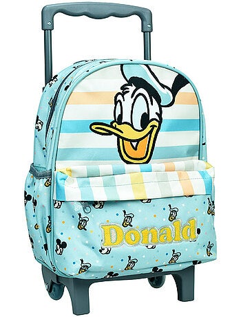 Sac à Roulettes maternelle Donald et Mickey 30 CM - Trolley scolaire enfant