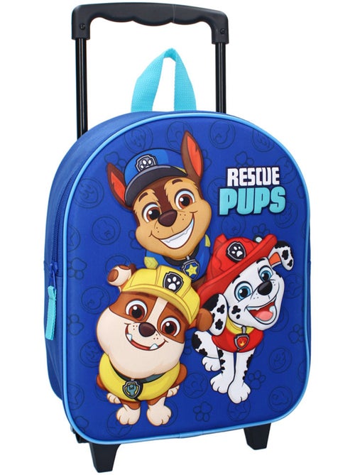 Sac à Roulettes maternelle Pat Patrouille Rescue Pup  32 CM - Trolley enfant - Kiabi