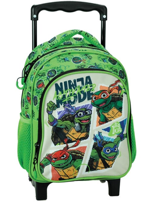 Sac à roulettes maternelle Tortues Ninja Activated 30 CM - Kiabi