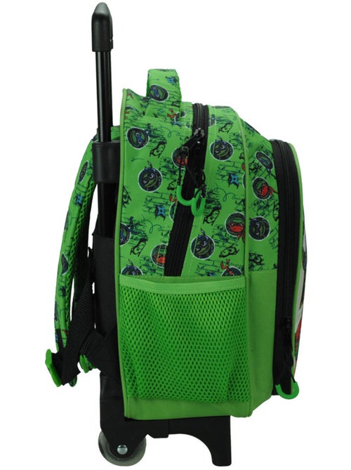 Sac à roulettes maternelle Tortues Ninja Activated 30 CM - Kiabi