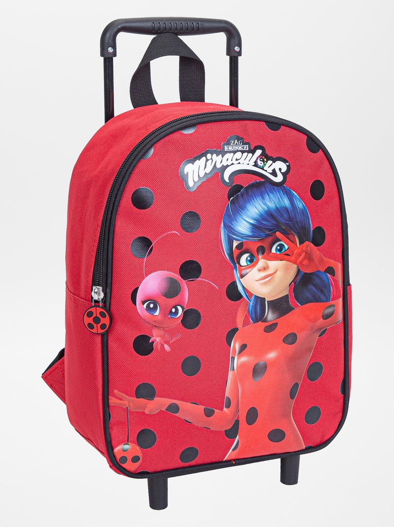Sac à roulettes 'Miraculous' Rouge - Kiabi