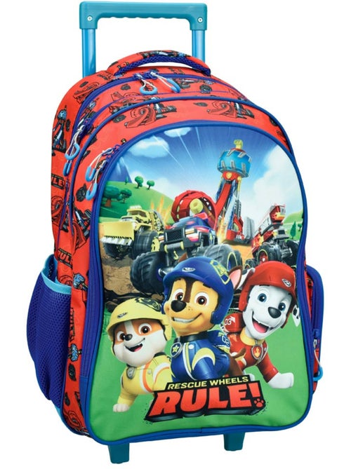 Sac à roulettes Pat Patrouille imprimé Rescue Wheels 46 CM - Kiabi