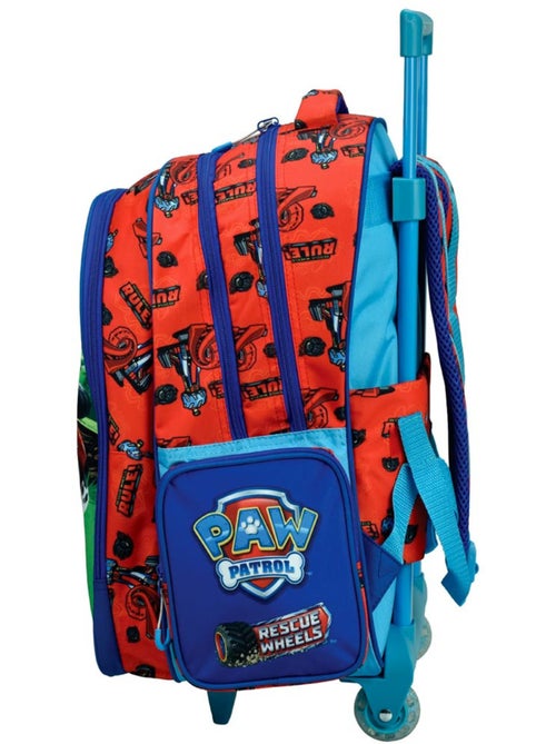 Sac à roulettes Pat Patrouille imprimé Rescue Wheels 46 CM - Kiabi
