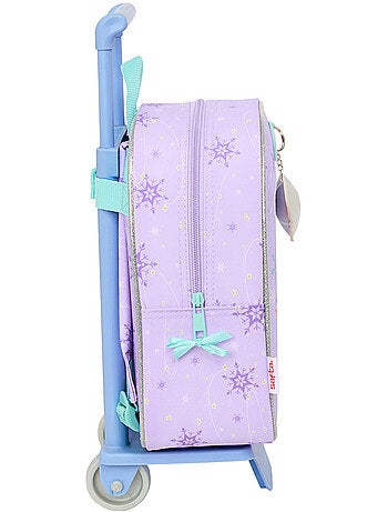 Sac à roulettes polyester imprimé Disney Frozen Safta