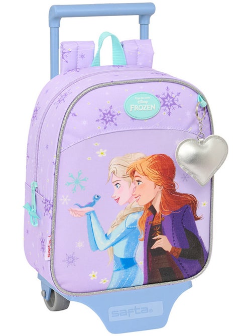 Sac à roulettes polyester imprimé Disney Frozen Safta - Kiabi