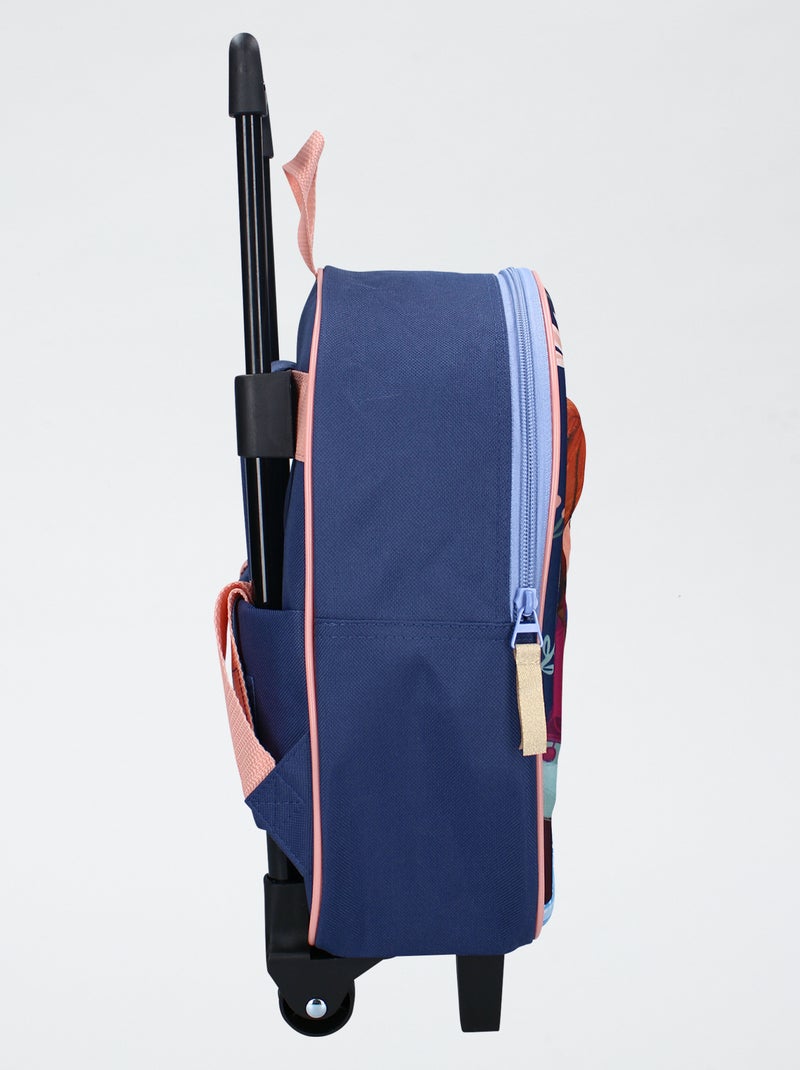 Sac à roulettes 'Reine de Neiges' Bleu - Kiabi