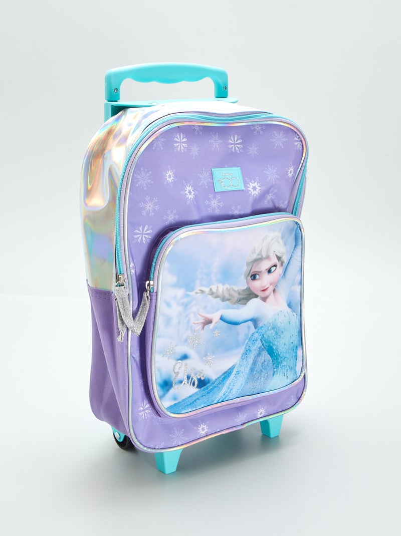 Sac à roulettes 'Reine des Neiges' Lila - Kiabi