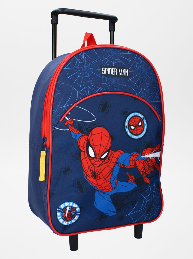 Sac à roulettes 'Spider-man' bleu - Kiabi