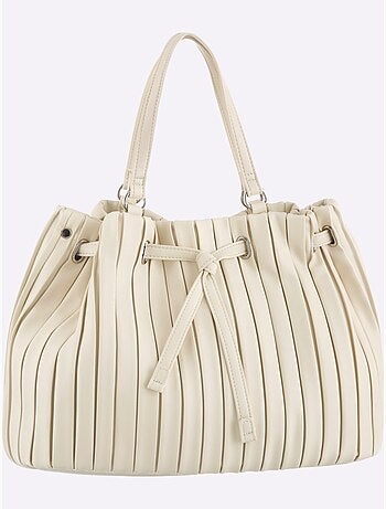 Sac aspect plissé - taille standard - helline