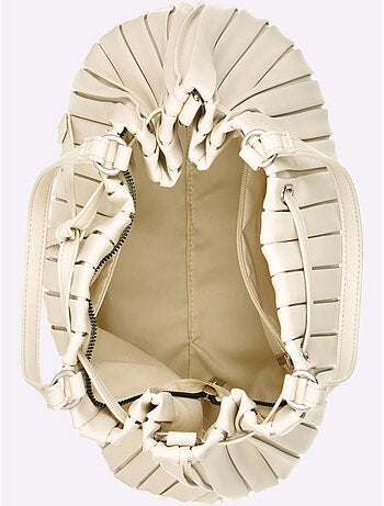 Sac aspect plissé - taille standard - helline