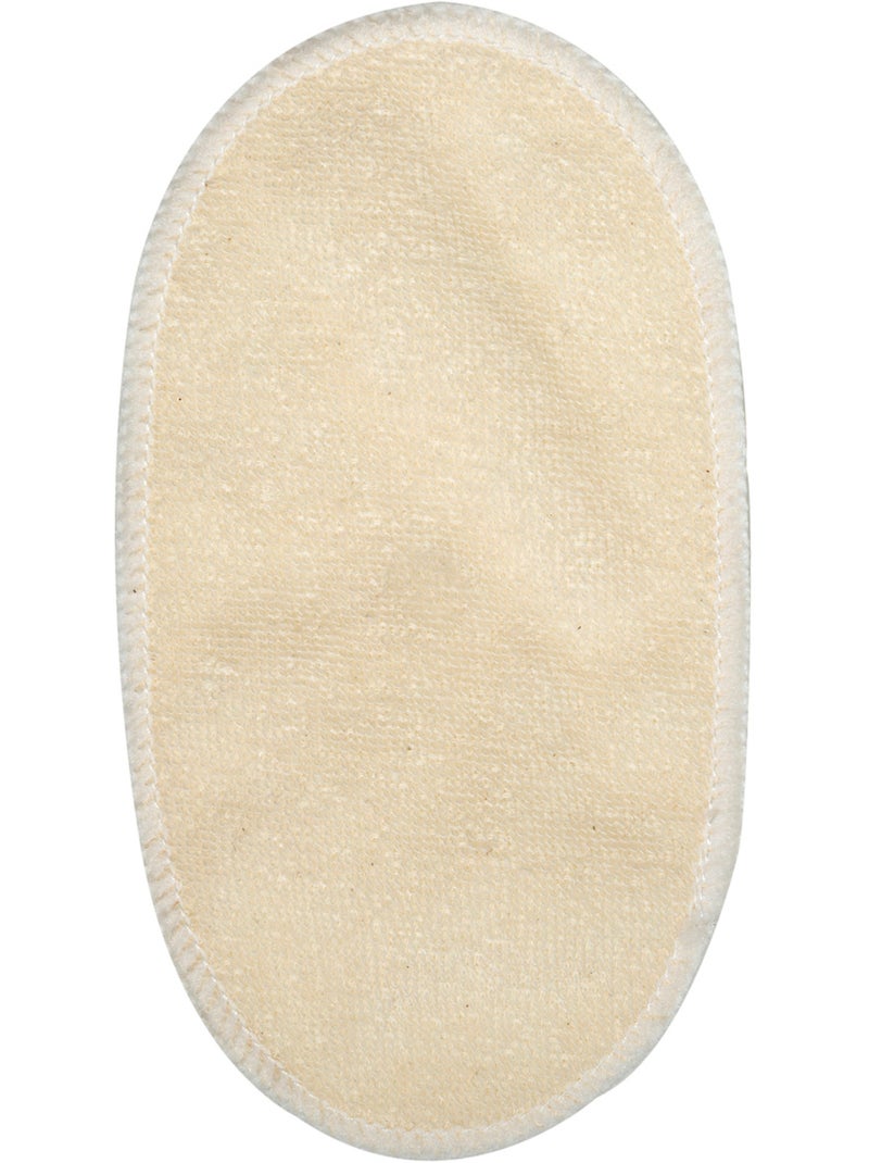 Sac avec 8 cotons démaquillants lavables Beige - Kiabi