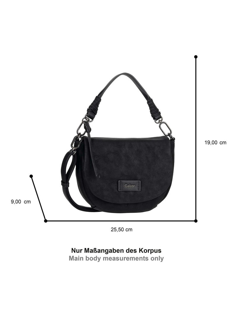Sac avec rabat Lida Noir - Kiabi