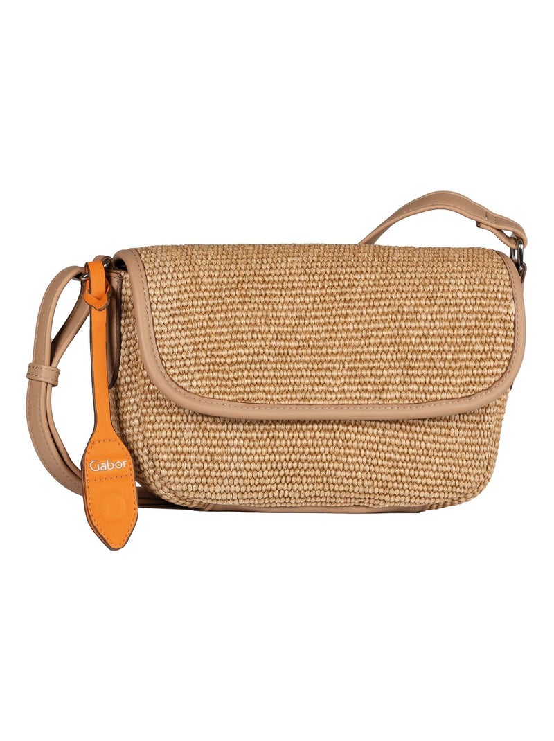 Sac avec rabat M haut zip beige ELEANOR Beige - Kiabi