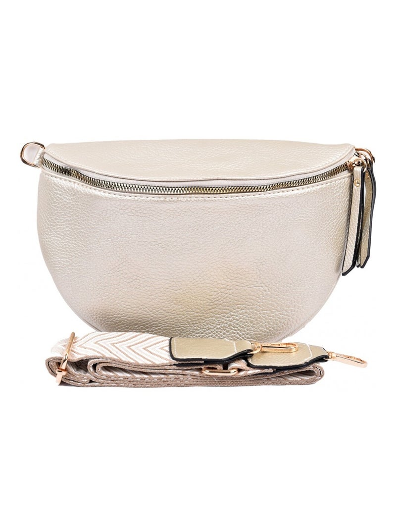 Sac Banane bandouillère Femme Doré/or - Kiabi