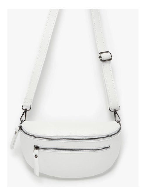 Sac Banane Caviar Cuir Milano Cuir De Vachette - Kiabi