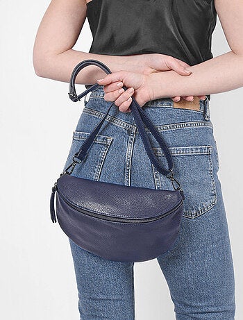 Sac Banane Caviar Cuir Milano Cuir De Vachette