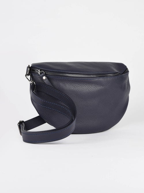Sac Banane Caviar Cuir Milano Cuir De Vachette - Kiabi