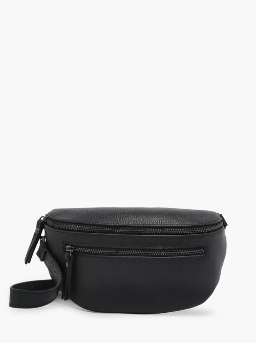Sac Banane Caviar Cuir Milano Cuir De Vachette - Kiabi
