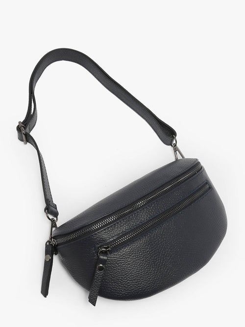 Sac Banane Caviar Cuir Milano Cuir De Vachette - Kiabi
