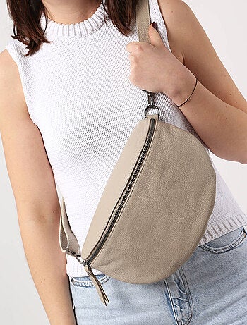 Sac Banane Caviar Cuir Milano Cuir De Vachette