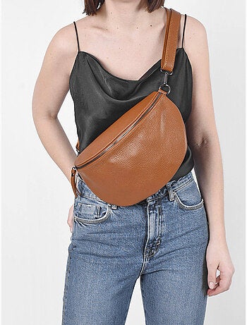 Sac Banane Caviar Cuir Milano Cuir De Vachette