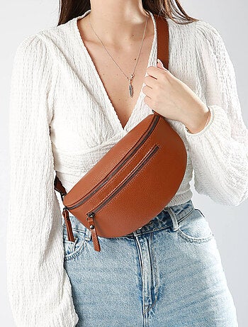Sac Banane Caviar Cuir Milano Cuir De Vachette