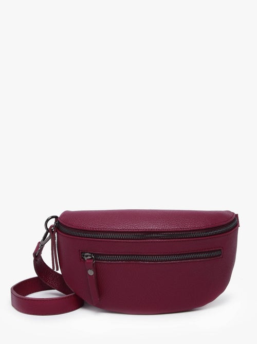 Sac Banane Caviar Cuir Milano Cuir De Vachette - Kiabi