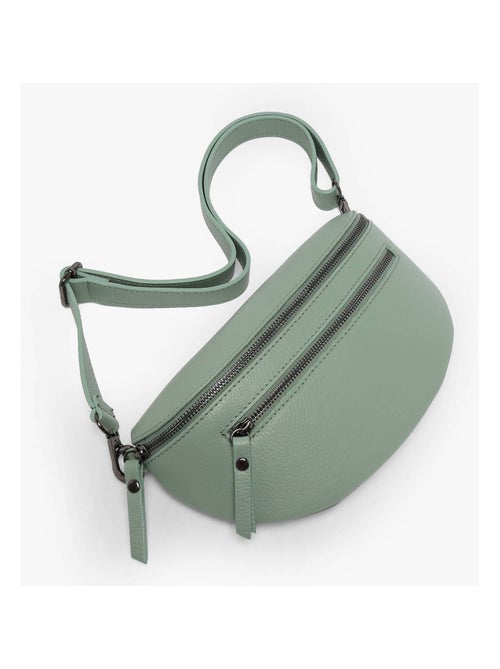 Sac Banane Caviar Cuir Milano Cuir De Vachette - Kiabi