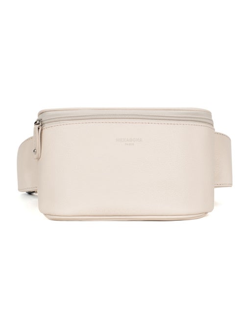 Sac banane  cuir confort hexagona - Kiabi