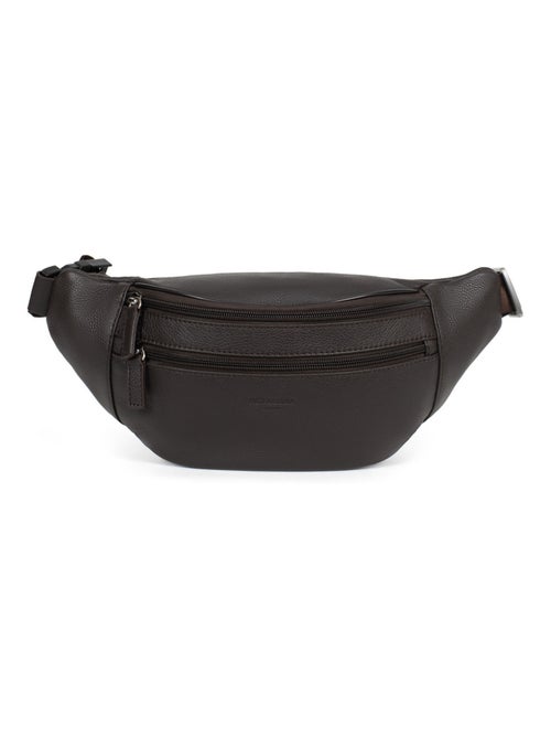 Sac banane  cuir confort hexagona - Kiabi