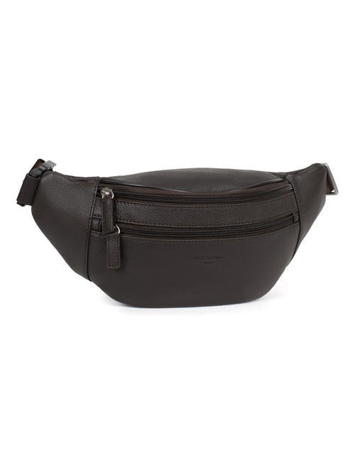 Sac banane  cuir confort hexagona - Kiabi