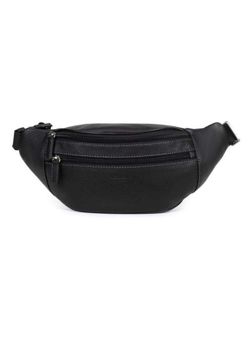 Sac banane  cuir confort hexagona - Kiabi