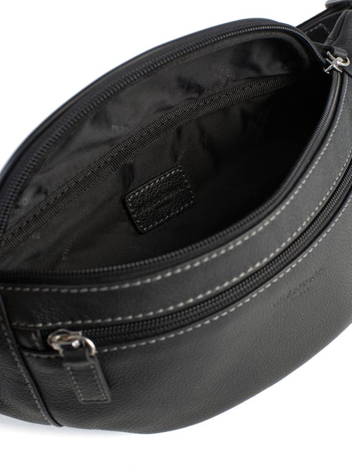 Sac banane  cuir confort hexagona - Kiabi