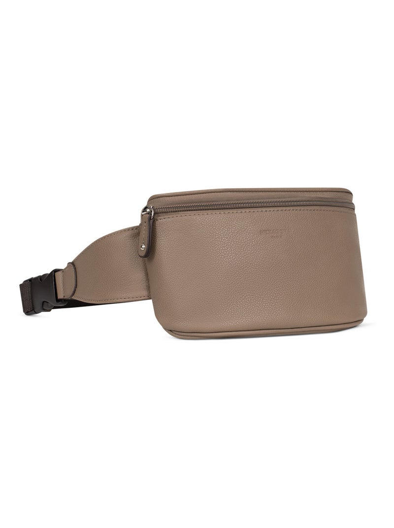 Sac banane  Cuir CONFORT Marron glacé - Kiabi