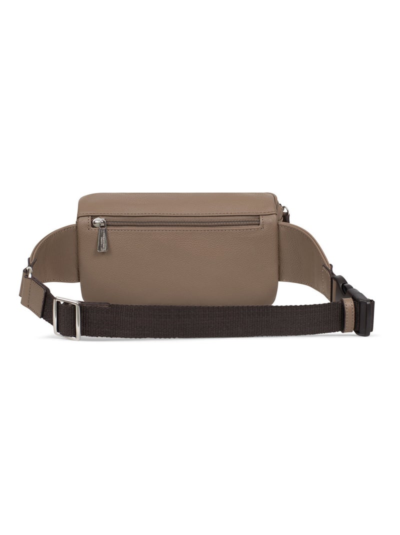 Sac banane  Cuir CONFORT Marron glacé - Kiabi