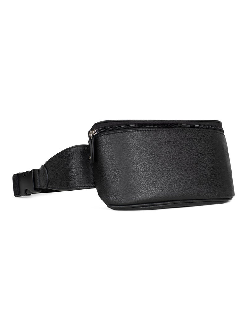 Sac banane  Cuir CONFORT Noir - Kiabi