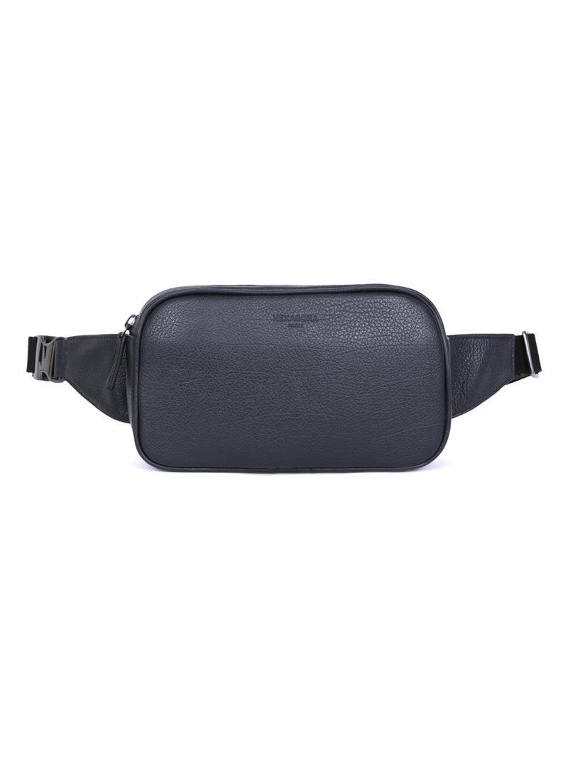 Sac banane  Cuir ENCORE Bleu marine - Kiabi
