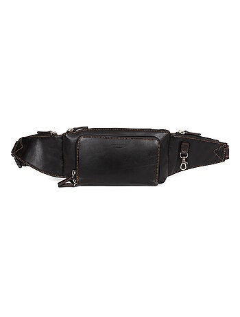 Sac banane cuir félin hexagona