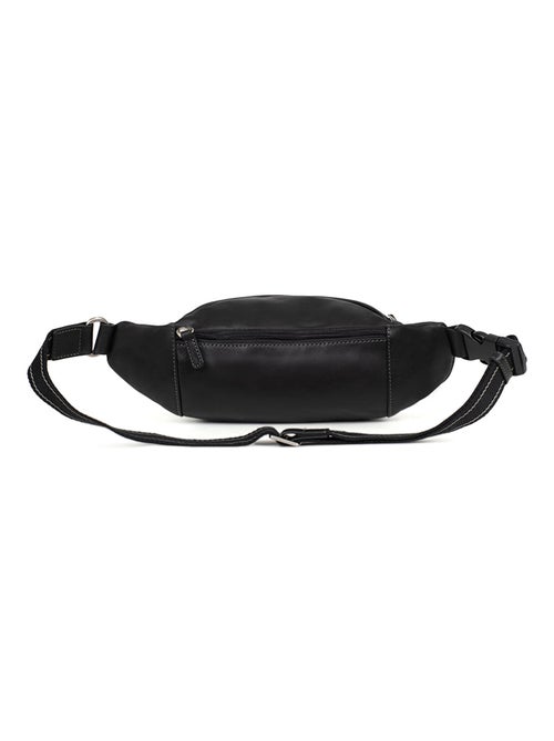 Sac banane  cuir félin hexagona - Kiabi