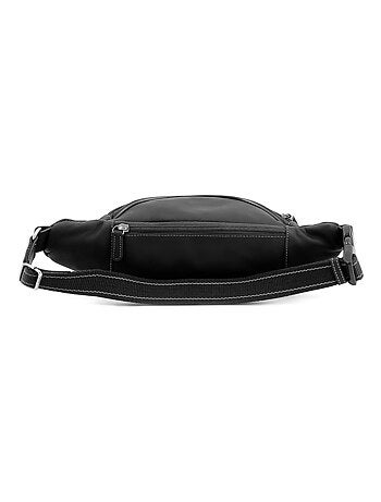 Sac banane cuir félin hexagona